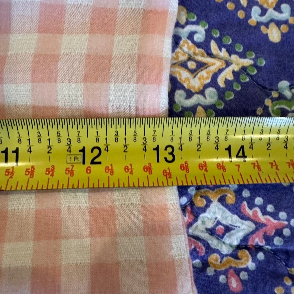LPA Pink Gingham Mini‎ Dress Size XS Boho Indie Puff Sleeve Casual Cottagecore - Picture 9 of 10